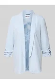 Marynarki i żakiety damskie - Długi żakiet o kroju regular fit z dodatkiem wiskozy model BOSELLA - Pieces - miniaturka - grafika 1