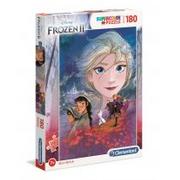 Puzzle - Clementoni Puzzle 180 Super kolor Frozen 2 - miniaturka - grafika 1