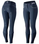 Bryczesy - HORZE Bryczesy NORDIC z silikonowym lejem peacoat dark blue - miniaturka - grafika 1