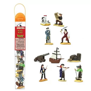 Toob Tube figurki kolekcjonerskie - piraci - od SAFARI SF680804 - Figurki dla dzieci - miniaturka - grafika 1