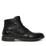 Botki męskie - Trzewiki Bugatti 331-8373A-4000 Czarny - miniaturka - grafika 1