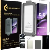 Szkła hartowane na telefon - Szkło hartowane do Apple iPhone 13 z aplikatorem szkiełko szybka ochronna - miniaturka - grafika 1