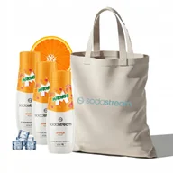 Syropy i koncentraty owocowe - Zestaw Syrop koncentrat do wody SodaStream MIRINDA 3x440ml + Torba - miniaturka - grafika 1