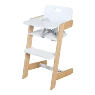 Krzesełka do karmienia - Białe krzesełko do karmienia Nature UP – Roba - miniaturka - grafika 1