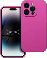 Etui i futerały do telefonów - OEM Futerał SILICONE 2mm do IPHONE 14 Pro róż - miniaturka - grafika 1