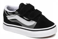 Buty dla dziewczynek - 17 Buty trampki dziecięce VANS SKOOL VN0A38JNWKJ czarne sportowe - miniaturka - grafika 1