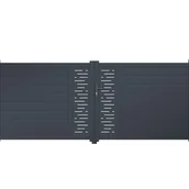 Bramy garażowe - CASANOOV BRAMA aluminiowa dwuskrzydłowa 3.5m ARLBERG 350B140 Szara - miniaturka - grafika 1