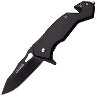 Noże - Nóż składany ratowniczy Master Cutlery Tac-Force TF-903BK Spring Assisted - Black - miniaturka - grafika 1