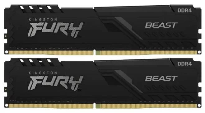 Kingston FURY 16GB 2x8GB 3200MHz CL16 Beast BlackKF432C16BBK2/16