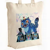 Torby męskie - Torba bawełniana premium KPopowe Łowczynie Demonów Huntrix Saja Dla Fanów - miniaturka - grafika 1