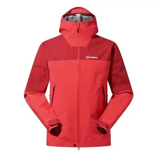 Berghaus Kurtka męska Highland Storm 3L wodoodporna, Karminowy/wysoki mak, S - Kurtki męskie - miniaturka - grafika 1