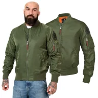 Odzież taktyczna i umundurowanie - Kurtka przejściowa Pit Bull MA1 Logo II '24 - Oliwkowa S - miniaturka - grafika 1