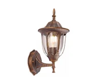 Lampy ogrodowe - TK Lighting Kinkiet zewnętrzny MANOEL 1xE27/15W/230V IP44 brązowa patyna - miniaturka - grafika 1