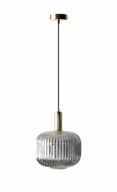 Lampy sufitowe - Auhilon Kler lampa wisząca 1-punktowa złota P1966-1 P1966-1 - miniaturka - grafika 1