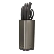 Noże kuchenne - Berlingerhaus Zestaw noży 7-elementów Metallic Carbon [BH-2403] BH-2403 - miniaturka - grafika 1