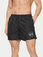 Kąpielówki męskie - La Martina Szorty kąpielowe YMM001 PA023 Czarny Regular Fit - miniaturka - grafika 1