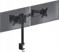 Uchwyty do monitorów - Duronic Uchwyt biurkowy na 2 monitory 13" - 27" DM352 QA-V63O-X0G2 - miniaturka - grafika 1