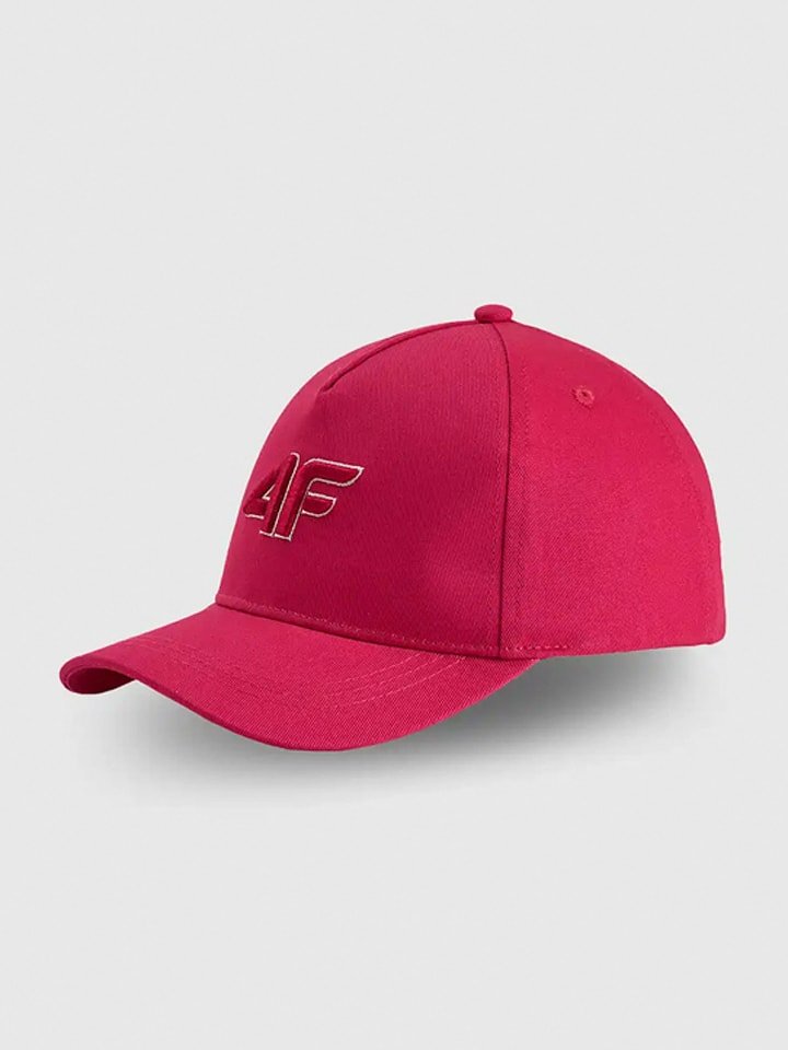 4F Czapka w kolorze czerwonym