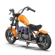 Motocykle - Motocykl Elektryczny dla Dzieci Hyper GOGO Cruiser 12 Plus, Opony 12 x 3 Cali, 160W, 5,2Ah, Głośnik Bluetooth - Pomarańczowy - miniaturka - grafika 1