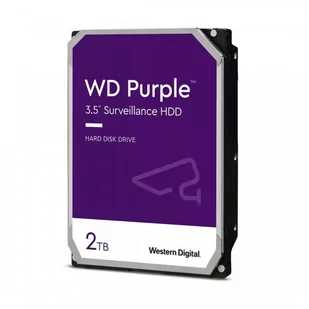 Western Digital Purple 3,5" 2TB SATA 256MB - Dyski SSD Western Digital Purple 3,5" 2TB SATA 256MB - Dyski SSD - miniaturka - grafika 1