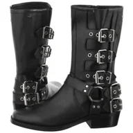 Botki damskie - Kowbojki Czarne 55293-51 (WO249-a) Wojas - miniaturka - grafika 1