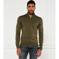 Swetry męskie - HUGO Sweter San Quintus-C Regular Fit - miniaturka - grafika 1