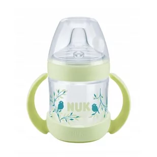 NUK Butelka z uchwytami i wskaźnikiem temperatury zielona, 150ml - >>> DARMOWA od 49zł <<< - Kubki dla dzieci - miniaturka - grafika 1
