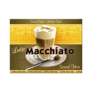 Nostalgic-Art 14038 Coffee i Chocolate Latte Macchiato, magnes, 8 x 6 cm 14038 - Ramki na zdjęcia - miniaturka - grafika 1