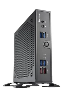 Shuttle DS50U3 komputer typu barebone Wielkość PC 1.3L Czarny i3-1315U - Mini PC - miniaturka - grafika 1