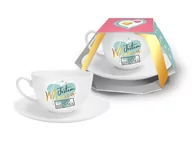 Filiżanki - Filiżanka do espresso z napisem Jestem Mamą - miniaturka - grafika 1