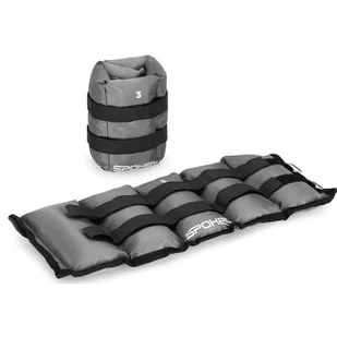 Spokey Obciążenia na rzep na kostki i nadgarstki Spokey FORM PLUS 2x 3 kg - Obciążenia - miniaturka - grafika 1
