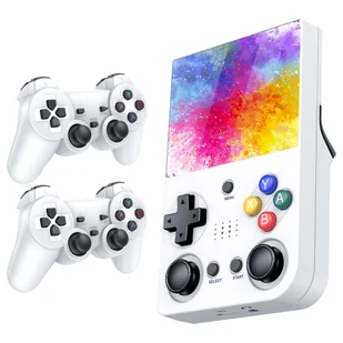 M21 Handheld Game Console 2 Game Controllers 64GB TF Card 1219 Games 30 Emulators 3 5-inch Screen 3D Rocker 3000mAh Bat - Konsole i gry retro - miniaturka - grafika 1