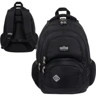 Plecaki szkolne i tornistry - St. Right Plecak Szkolny Czterokomorowy Black Vintage 26l - miniaturka - grafika 1