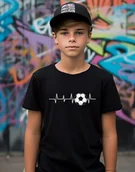 Koszulki dla chłopców - Koszulka dla CHŁOPCA GRAJĄCEGO W PIŁKĘ NOŻNĄ DD56 - miniaturka - grafika 1