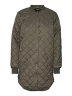 Kurtki damskie - VERO MODA Kurtka damska, długa, pikowana, Bungee Cord, 54 - miniaturka - grafika 1