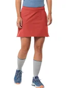 Spódnice - Jack Wolfskin Spódnico-spodenki funkcyjne w kolorze czerwonym - miniaturka - grafika 1