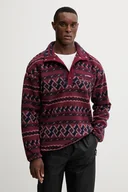 Bluzy męskie - Columbia bluza sportowa Helvetia II kolor bordowy wzorzysta 2098461 - miniaturka - grafika 1