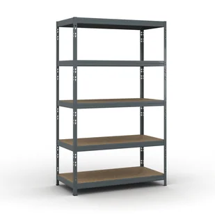B2B Partner Regał półkowy 1966 x 1200 x 600 mm, nośność 280 kg 540030 - Szafy i regały magazynowe - miniaturka - grafika 1