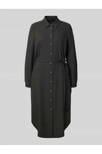 Sukienka midi z wiązanym paskiem model DALINA - Joop! - Sukienki - miniaturka - grafika 1