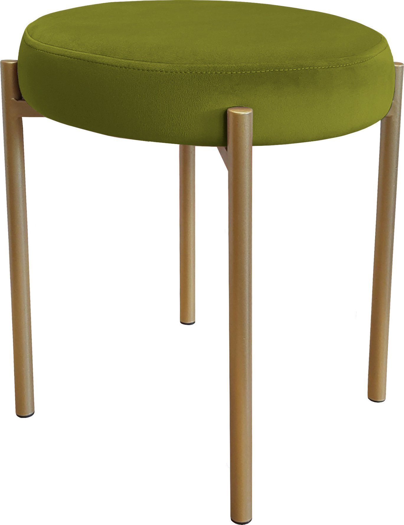 Atos TABORET DIOR STOŁEK LOFT metal podstawa złota BL75