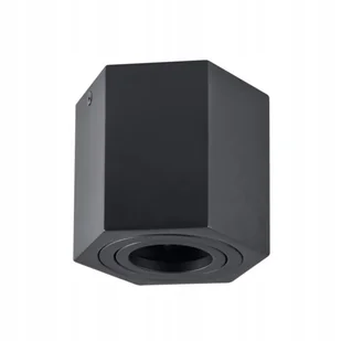 Oprawa sufitowa Areno Black ruchoma aluminium czarna 100x87x115mm - Oprawy, klosze i abażury - miniaturka - grafika 1