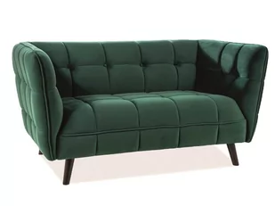 Signal Sofa CASTELLO VELVET 2 Bluvel 78 ciemnozielony [Dostępny po 2019-12-16] CASTELLO2V78 - Sofy i kanapy - miniaturka - grafika 1
