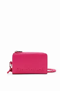 Portfele - Desigual portfel damski kolor różowy - grafika 1