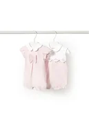 Rampersy - Mayoral Komplet 2 par romperów 1752 Różowy - miniaturka - grafika 1
