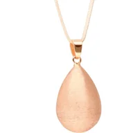 Biżuteria dla dzieci - Bola DROP SHAPE ciążowa zawieszka-dzwoneczek Rose Gold 1 szt. - miniaturka - grafika 1