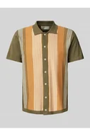 Koszule męskie - Koszula casualowa o kroju regular fit z kołnierzykiem polo model ALBUS - Blend - miniaturka - grafika 1