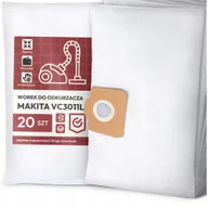 Worki do odkurzaczy - 20x Worek do Odkurzacza Makita VC3011L Syntetyczny Tekstylny Pojemny Worki - miniaturka - grafika 1