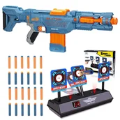 Zabawki militarne - Zestaw Nerf Elite 2.0 Echo CS-10 4w1 E9533 +Elektroniczna Tarcza 3 Cele - miniaturka - grafika 1