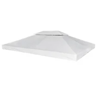 Altany ogrodowe - vidaXL Zadaszenie altany ogrodowej, 310 g/m, kolor śmietankowy, 3x4 m - miniaturka - grafika 1