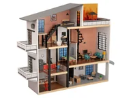 Zabawki kreatywne - Playtive Domek dla lalek XXL z drewna, 54 elementy - miniaturka - grafika 1